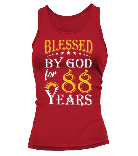 Vintage by God for 88 years Happy 88th Birthday70t Tank top Woman