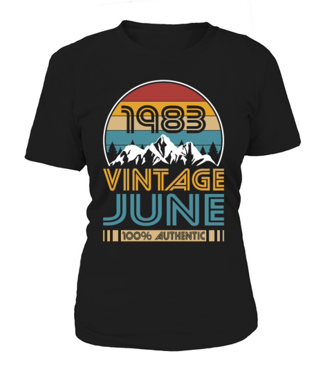 40th birthday june 1983 vintage 1983 Women's T-Shirt