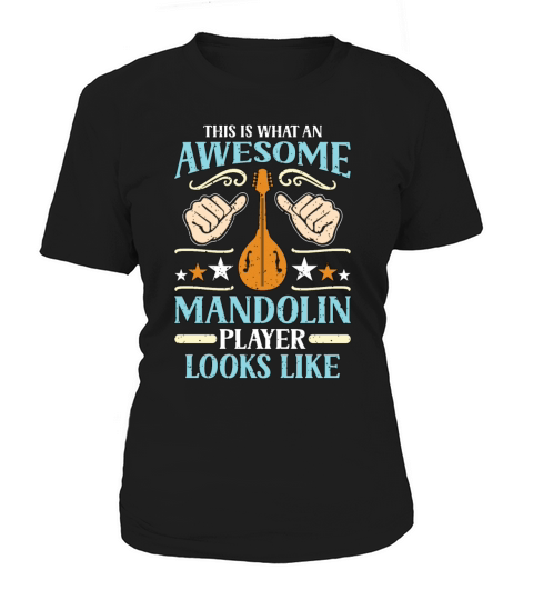 Mandolin This Is What An Awesome Bluegrass Music Women's T-Shirt