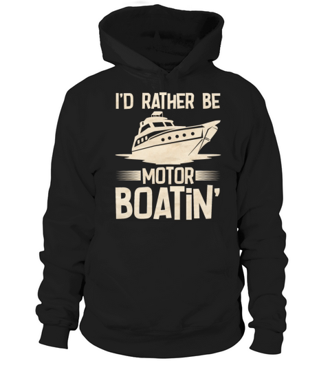 Motorboat Captain Funny Boat Lover Hoodie Unisex