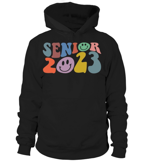 Seniors 2023 Retro Vintage Senior 2023 Hoodie Unisex