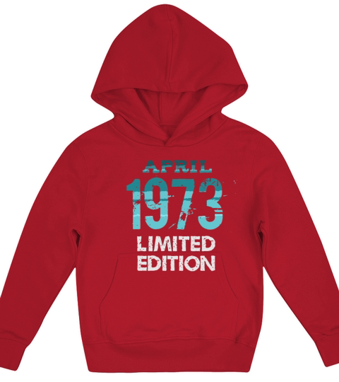 April 1973 Limited Edition Kids Hoodie