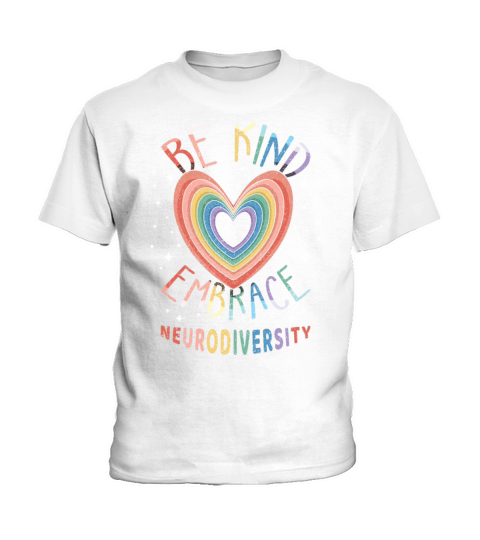 Embrace Neurodiversity Puzzle Autism Awareness Kids T-Shirt