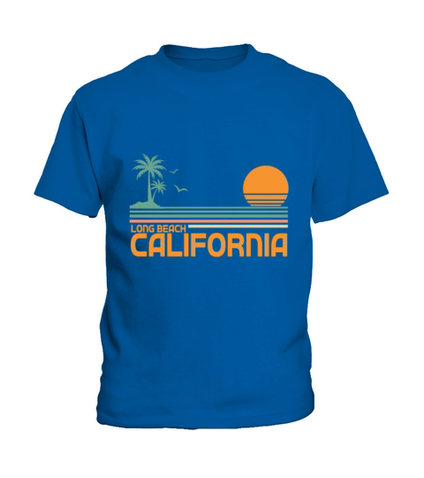 GRAPHIC TEES RETRO LONG BEACH CARIFORNIA VINTAGE Kids T-Shirt