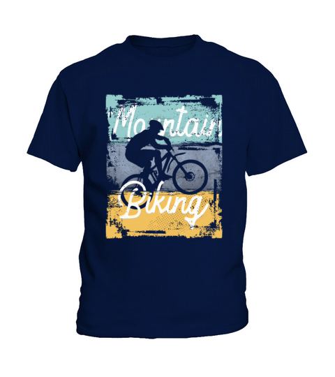 Vintage Mountain Biking Extreme sport Kids T-Shirt