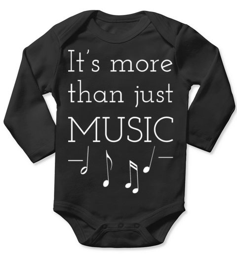 its more than just music Long Sleeve Baby One-Piece