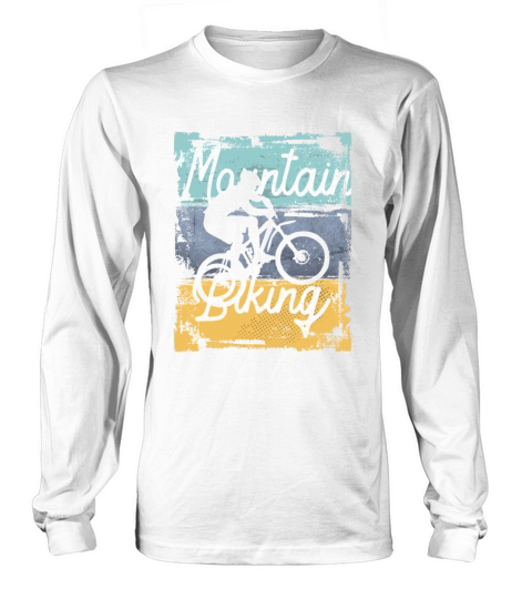 Vintage Mountain Biking Extreme sport Long sleeved Unisex