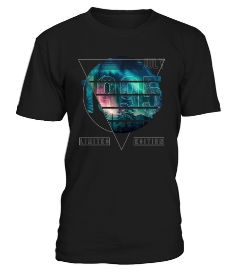 Limited Edition 1995 July Birthday Polar Lights T-Shirt Unisex