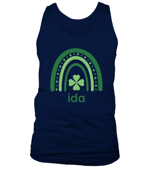 ida Clover Charm Boho Rainbow Tank Top Unisex