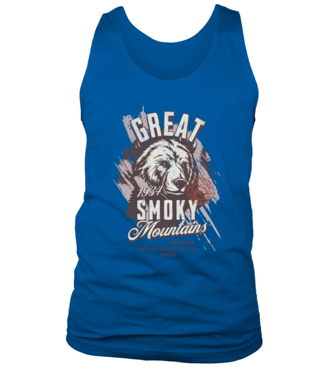Smoky Mountains National Park Bear Vintage Tank Top Unisex