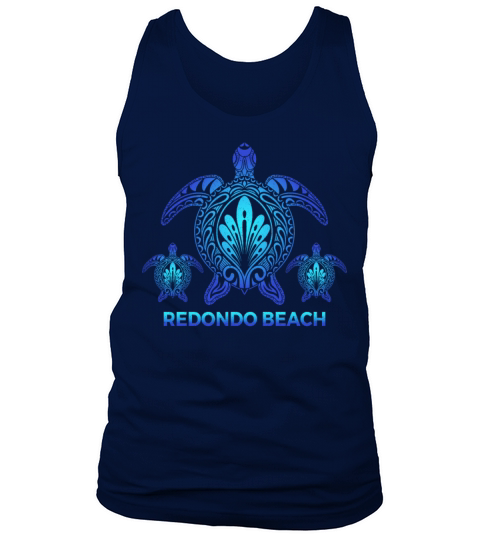 Vintage Redondo Beach California Turtle Souvenirs Tank Top Unisex