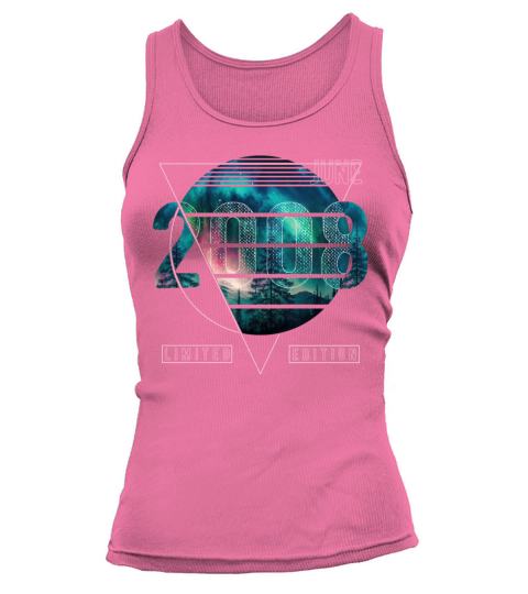 Limited Edition 2008 June Birthday Polar Lights Tank top Woman