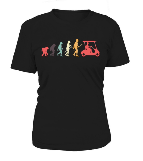 Golf Retro Vintage Golfer Evolution Women's T-Shirt