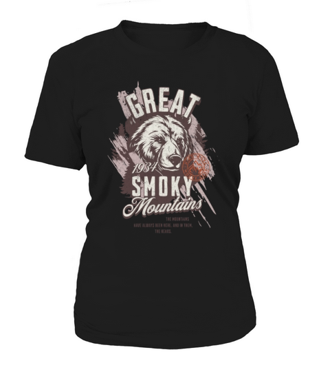 Smoky Mountains National Park Bear Vintage Women's T-Shirt