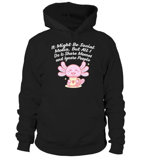Born to Share Memes and Ignore People Introvert Fu Hoodie Unisex