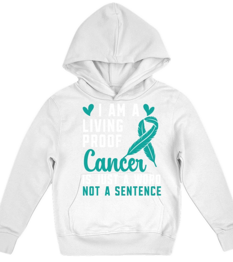 Cervical Cancer Warrior Cervical Cancer Awareness Kids Hoodie