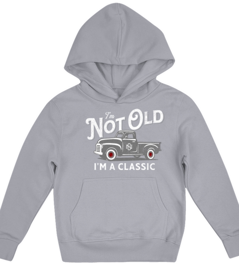 Vintage Truck Birthday Not Old Classic Pickup Kids Hoodie