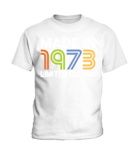 50th birthday vintage 1973 made in 1973 Kids T-Shirt