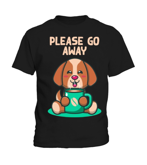 Please Go Away Introvert Sayings Antisocial Quotes Kids T-Shirt