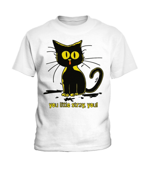 you little stray vintage cartoon cat Kids T-Shirt