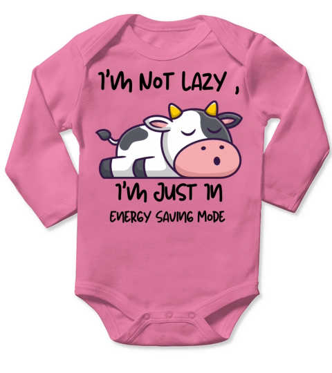 Im Not Lazy Im Just In Energy Saving T Shirt Long Sleeve Baby One-Piece