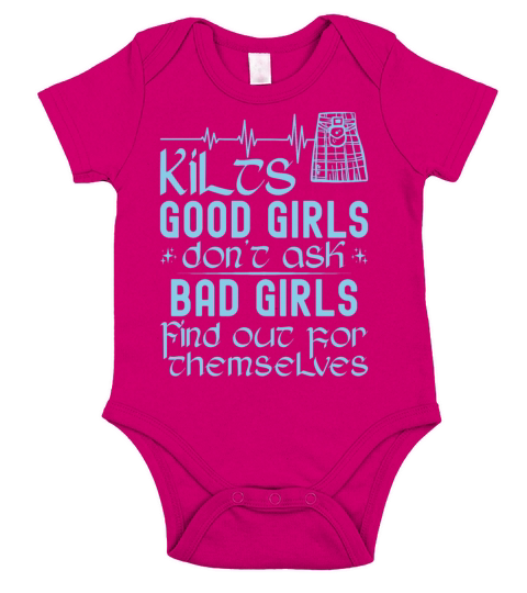 Kilts Good Girls Dont Ask Bad Girls Find Out For Short Sleeve Baby One-Piece