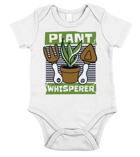 Plant Whisperer Gardener Horticulture Ideas Short Sleeve Baby One-Piece