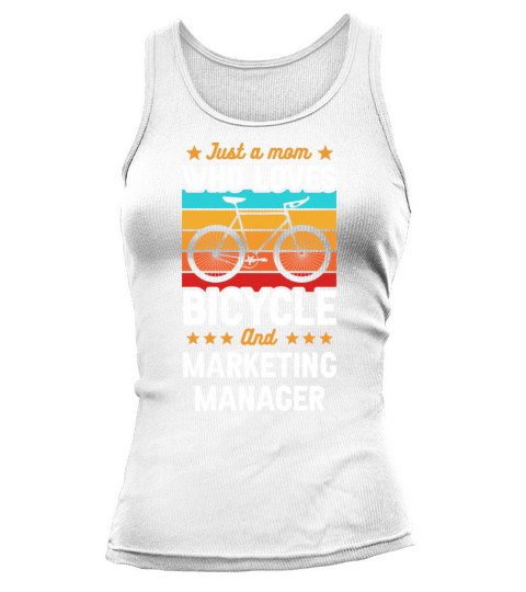 Bicycle And Marketing Manager Mom Tank top Woman