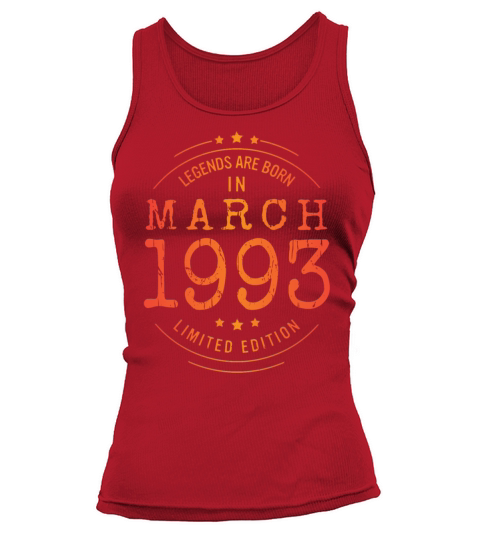 Birthday March 1993 Limited Edition Vintage Tank top Woman