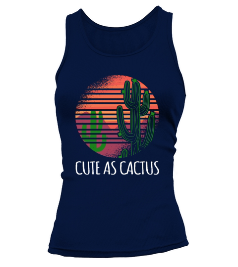 Vintage cactus retro cactus Tank top Woman