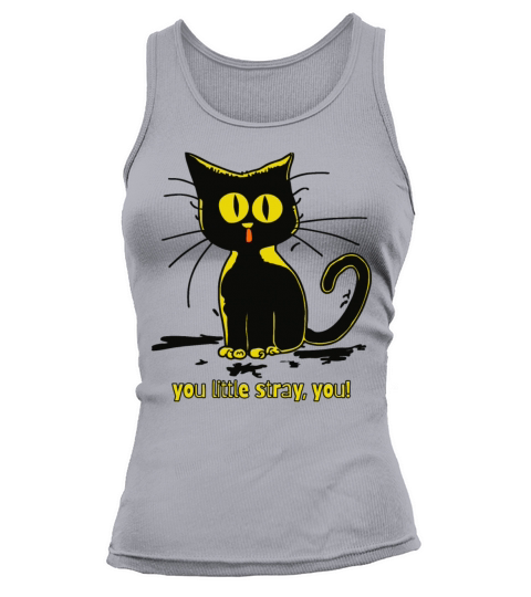 you little stray vintage cartoon cat Tank top Woman