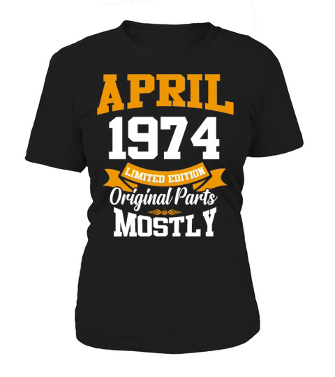 April 1974 Vintage Birthday Present Women's T-Shirt