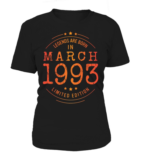Birthday March 1993 Limited Edition Vintage Women's T-Shirt