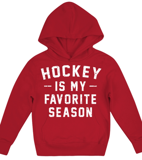 Hockey Is My Favorite Season Vintage Distressed Kids Hoodie