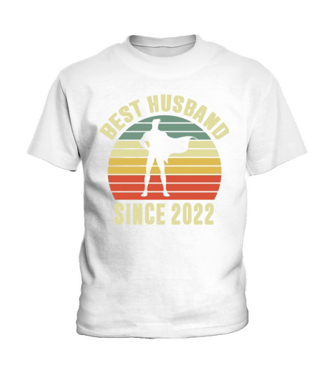 1st Wedding Anniversary Best Husband Since 2022 Kids T-Shirt