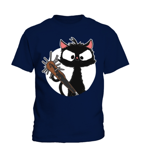 Halloween Retro Cat Vintage Cat Kids T-Shirt