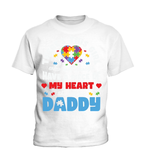 Theres This Girl Who Will Always Have A Piece Of My Heart She Calls Me Daddy Kids T-Shirt