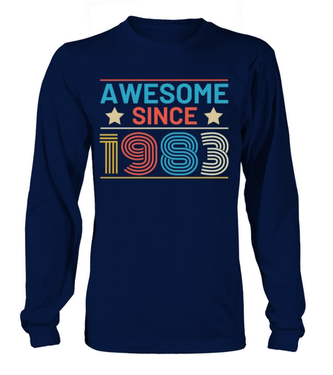 1983 birthday retro Long sleeved Unisex
