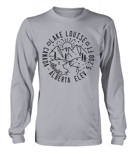 Lake Louise Alberta Canada Long sleeved Unisex