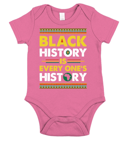 Black History Is Everyone Short Sleeve Baby One-Piece