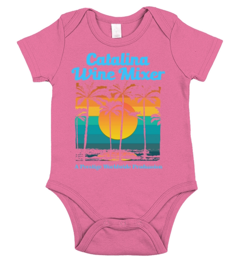 Catalina Wine Mixer Vintage Short Sleeve Baby One-Piece