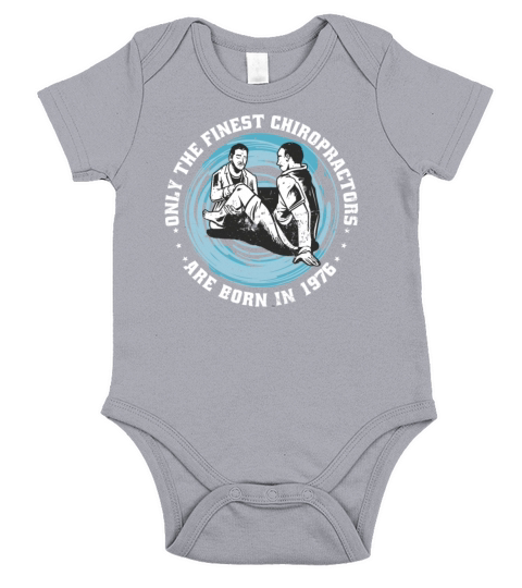 Physiotherapy born in 1976 Vintage Birthday Short Sleeve Baby One-Piece