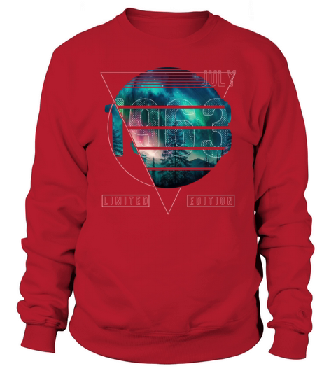 Limited Edition 1963 July Birthday Polar Lights Sweatshirt Unisex