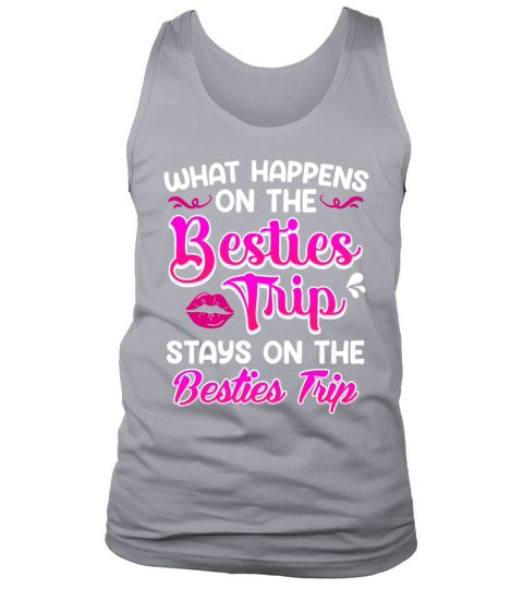 Besties Trip Friends Summer Vacation Spring Break Tank Top Unisex