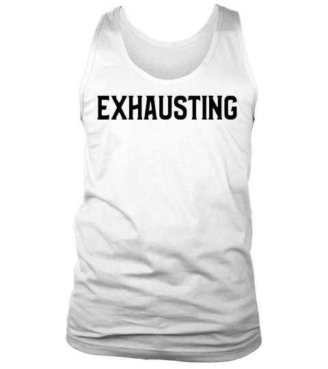 exausting black Tank Top Unisex