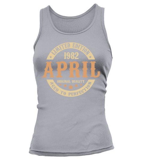 April 1982 Vintage Birthday Present Tank top Woman