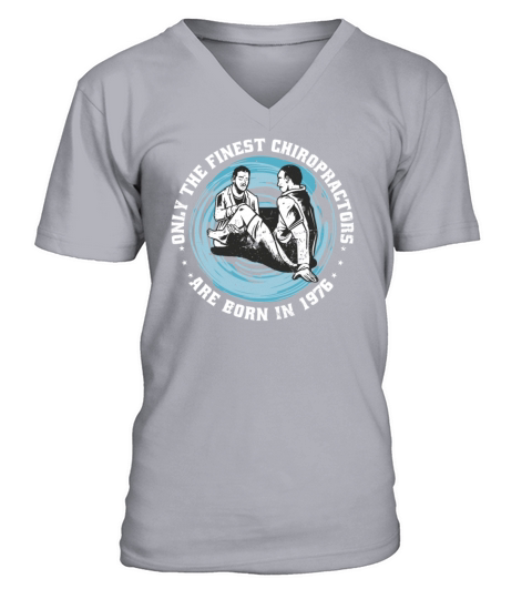 Physiotherapy born in 1976 Vintage Birthday V-Neck T-shirt