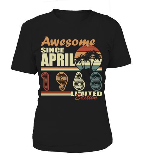 Vintage April 1968 Aged To Perfection Women's T-Shirt