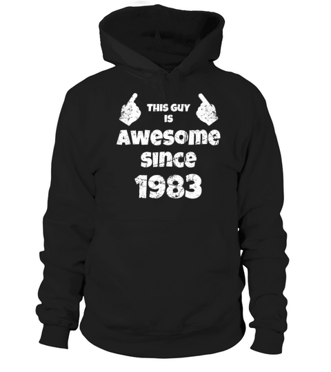 40th Birthday Vintage 1983 Hoodie Unisex