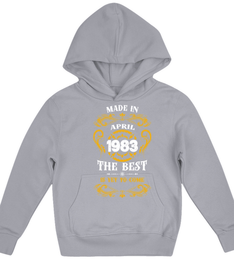 Made In April 1983 The Best Kids Hoodie